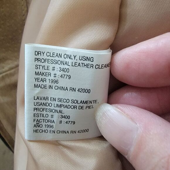 Northwest Territory Vintage Deadstock Suede Jacket. NWT. Size S. - Picture 12 of 12